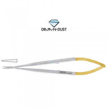 Diam-n-Dust™ Micro Needle Holder Straight - With Lock Stainless Steel, 18 cm - 7"